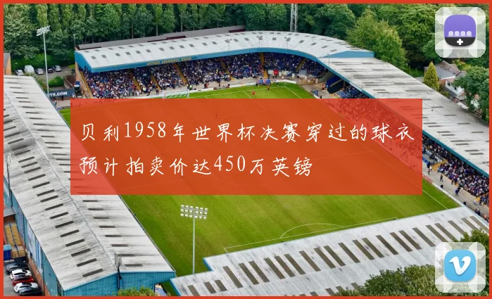 贝利1958年世界杯决赛穿过的球衣预计拍卖价达450万英镑